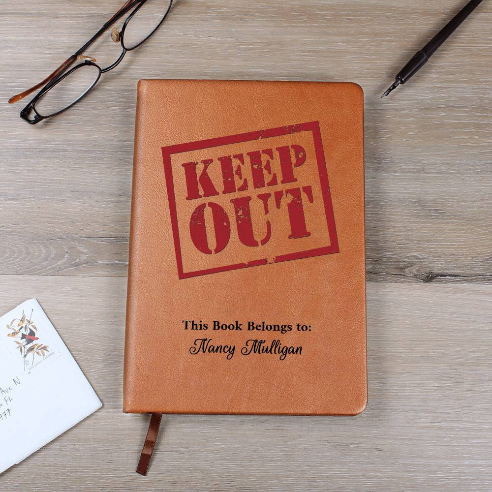 Personalized Keep Out Self Care Journal