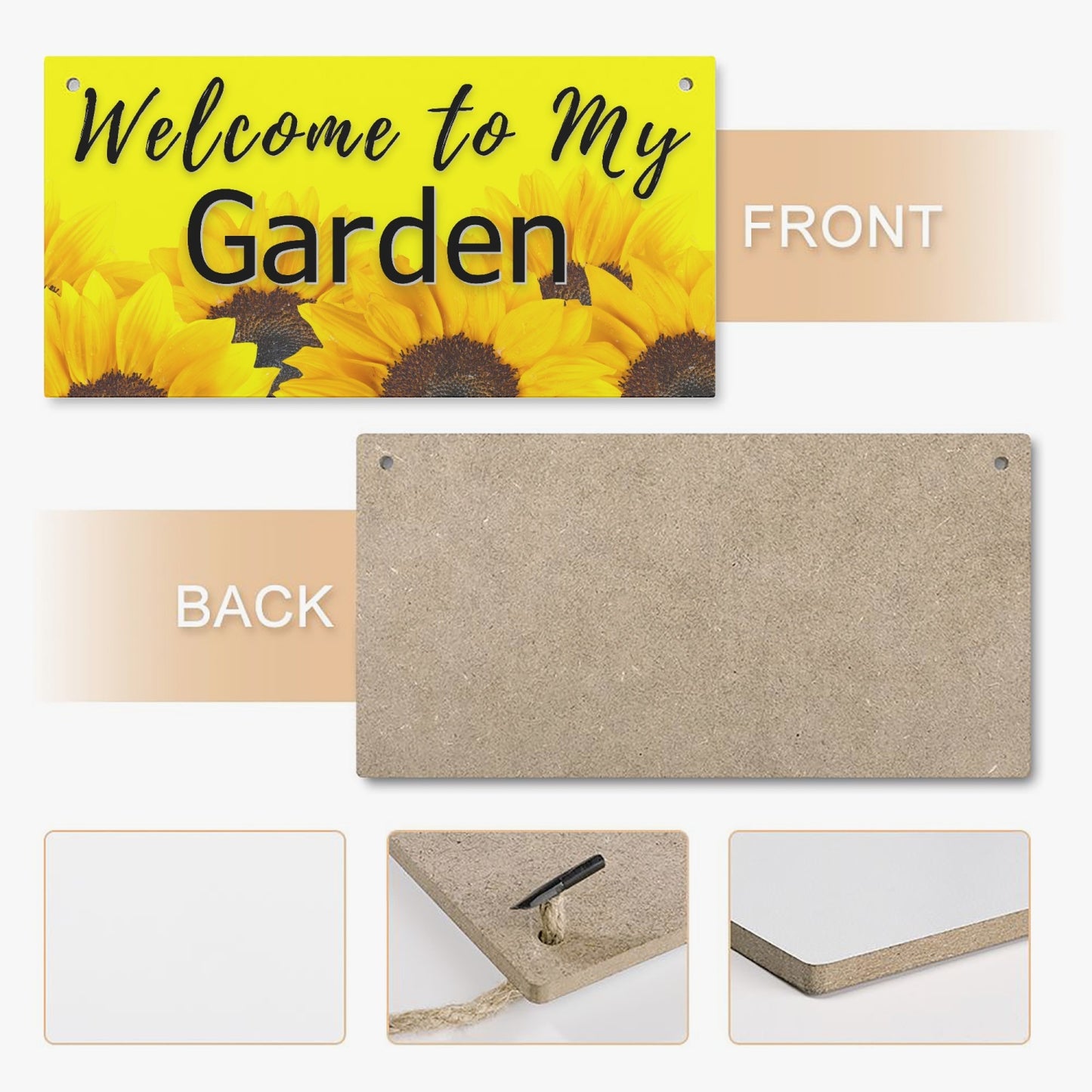 Sunflower Garden Sign