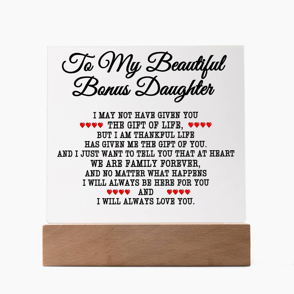 Step (Bonus) Daughter Gift