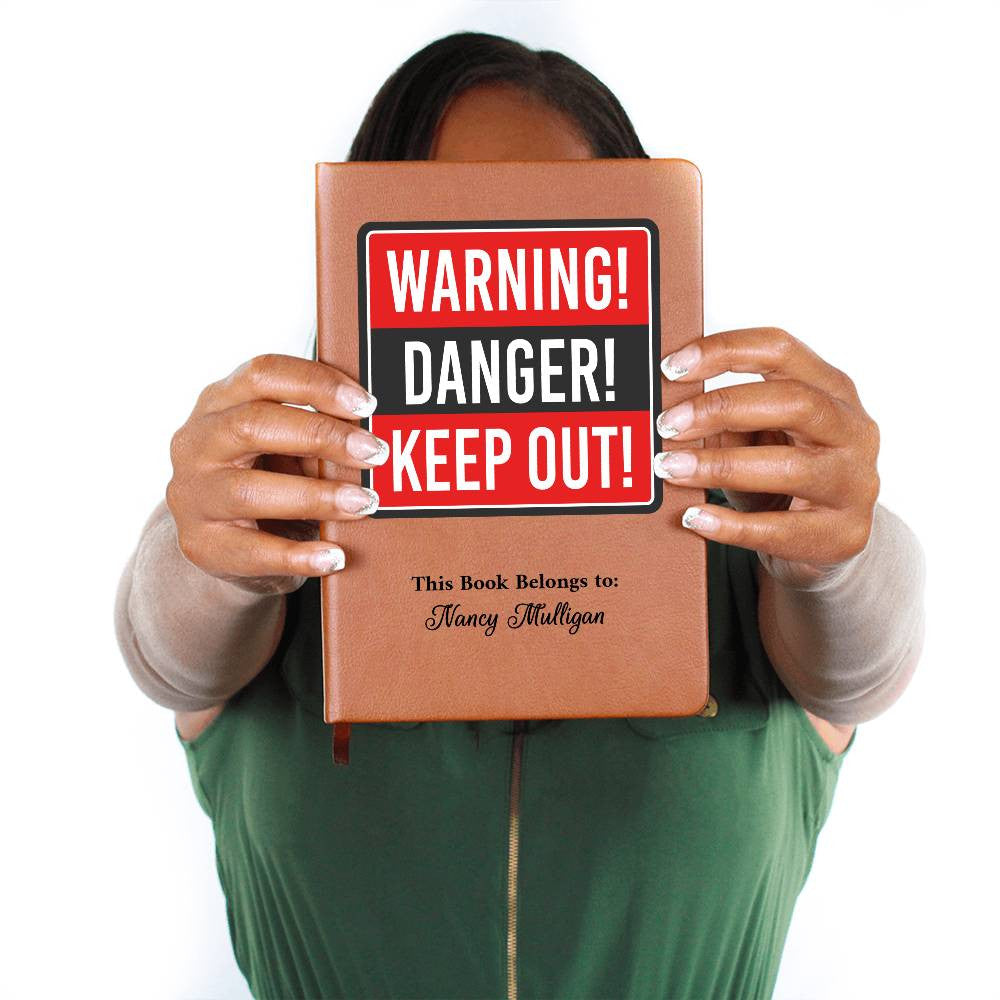 Personalized Danger Keep Out Self Care Journal
