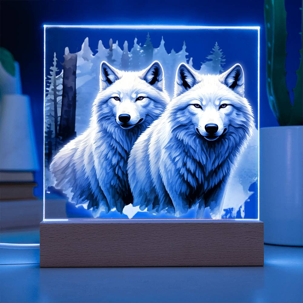 White Wolf Pack Plaque