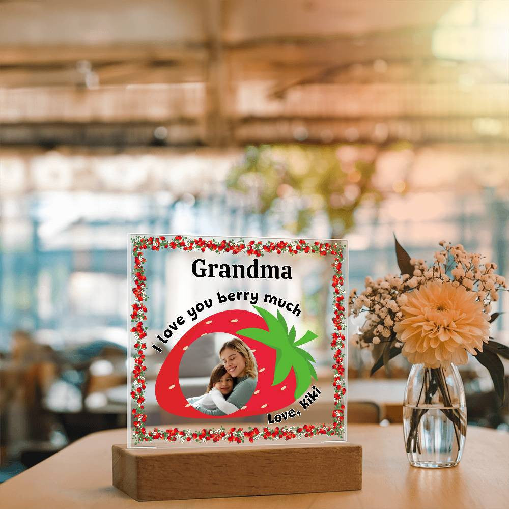 Custom Mom Grandma Photo Frame