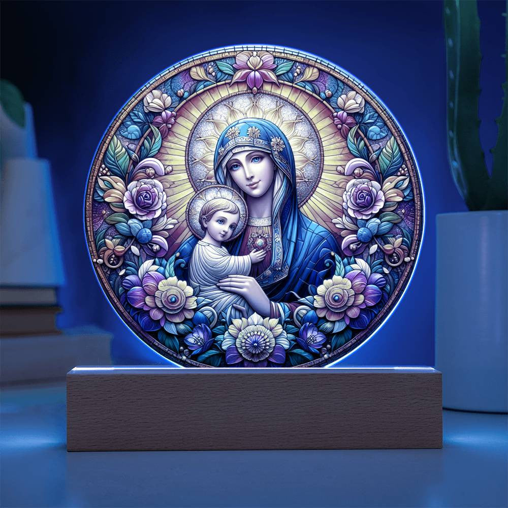 Orthodox Catholic Blessed Virgin Mary Plaque