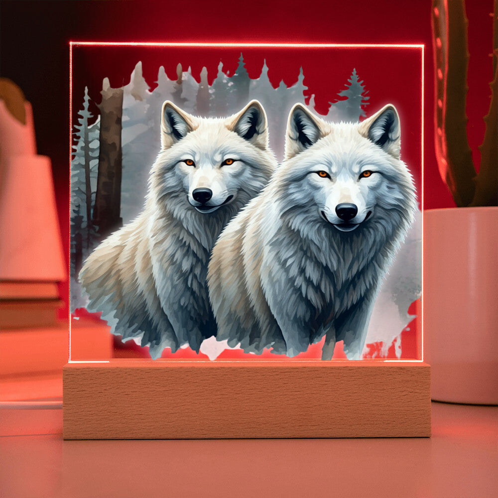 White Wolf Pack Plaque