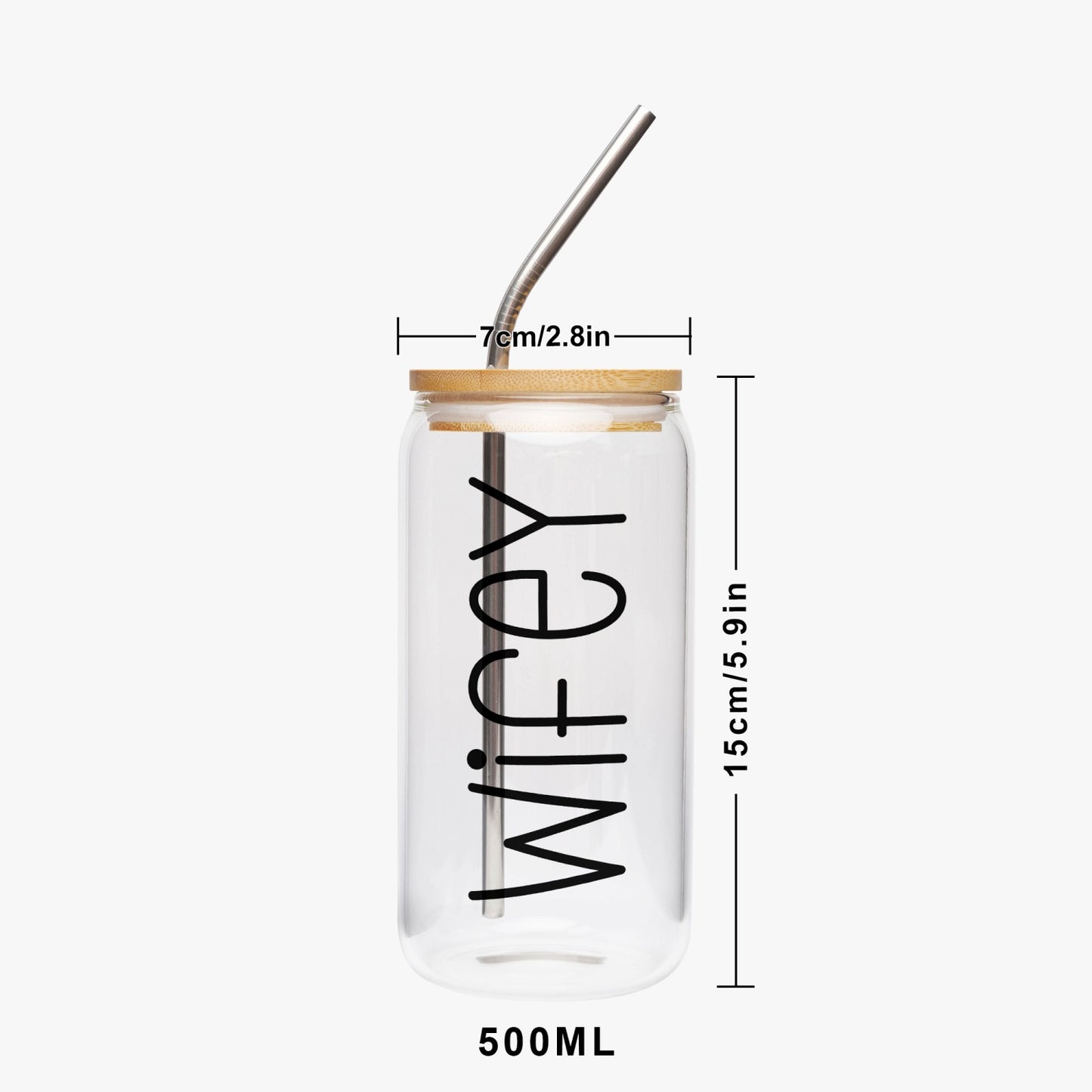 Wifey Tumbler with Bamboo Lid