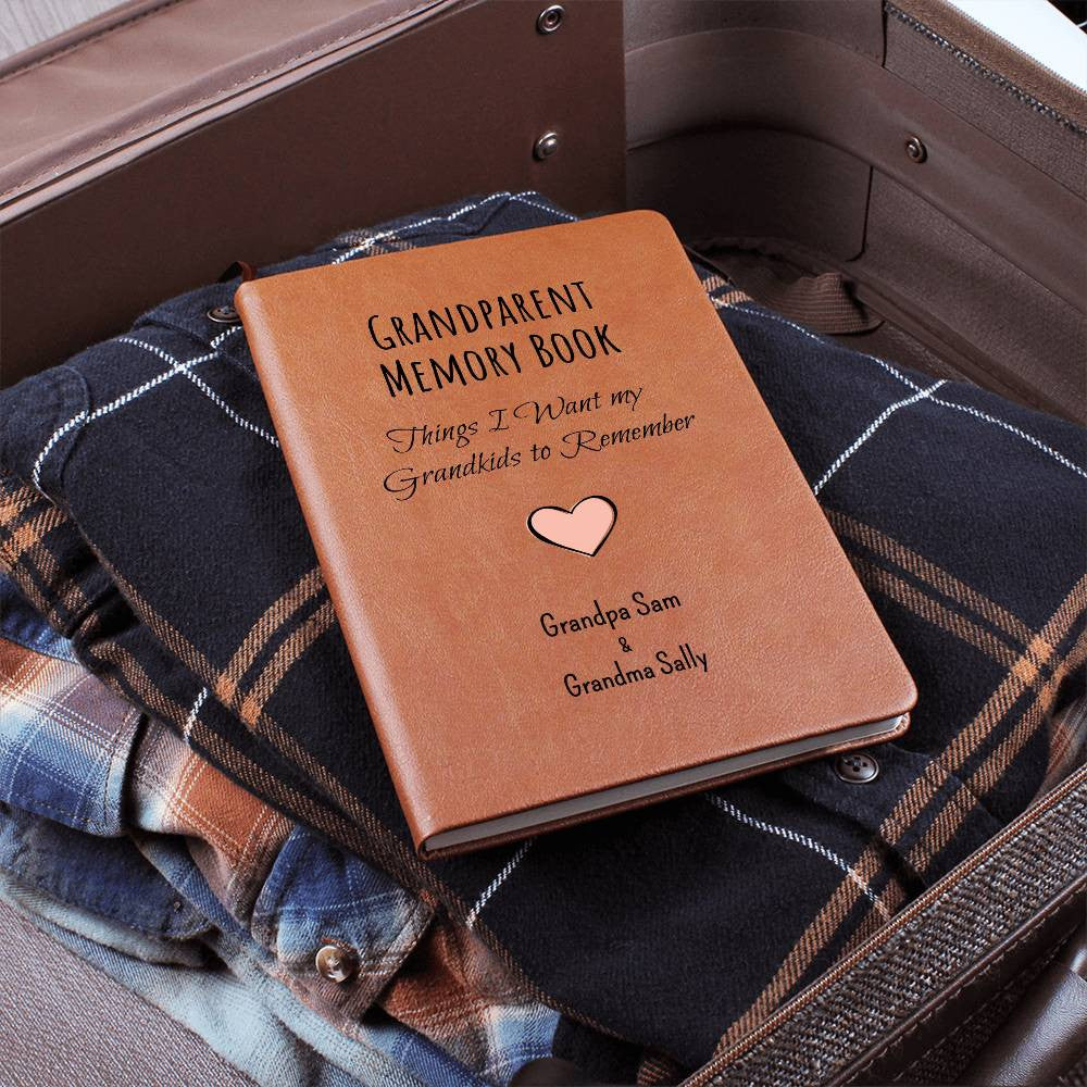 Personalized Grandparent Memory Book Journal