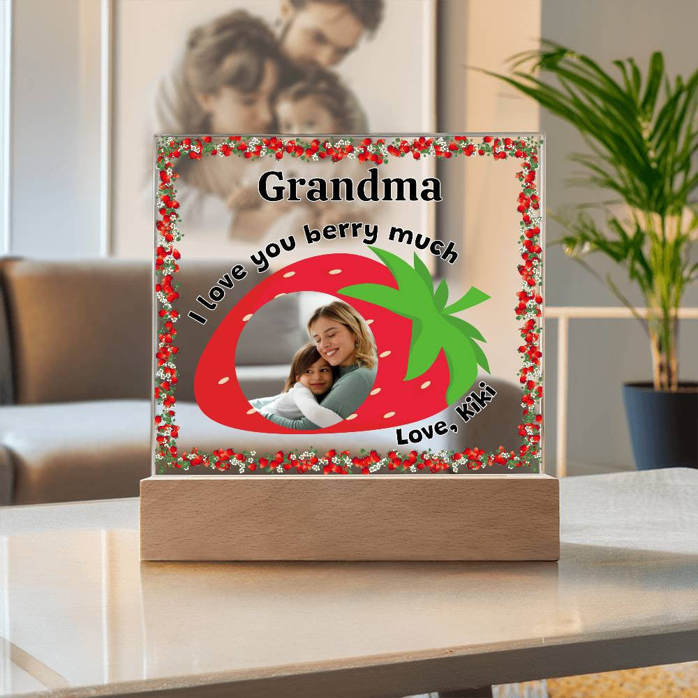 Custom Mom Grandma Photo Frame