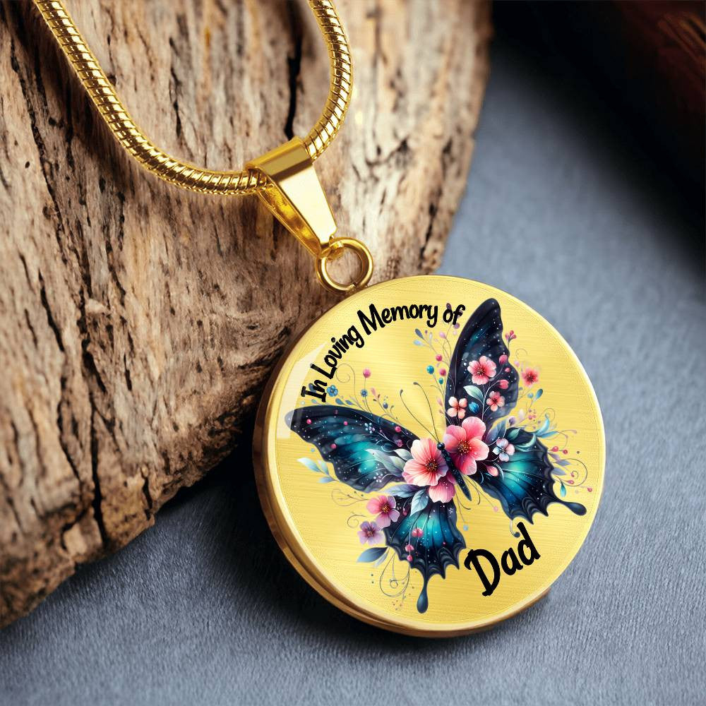 Personalized Loss of Father Necklace