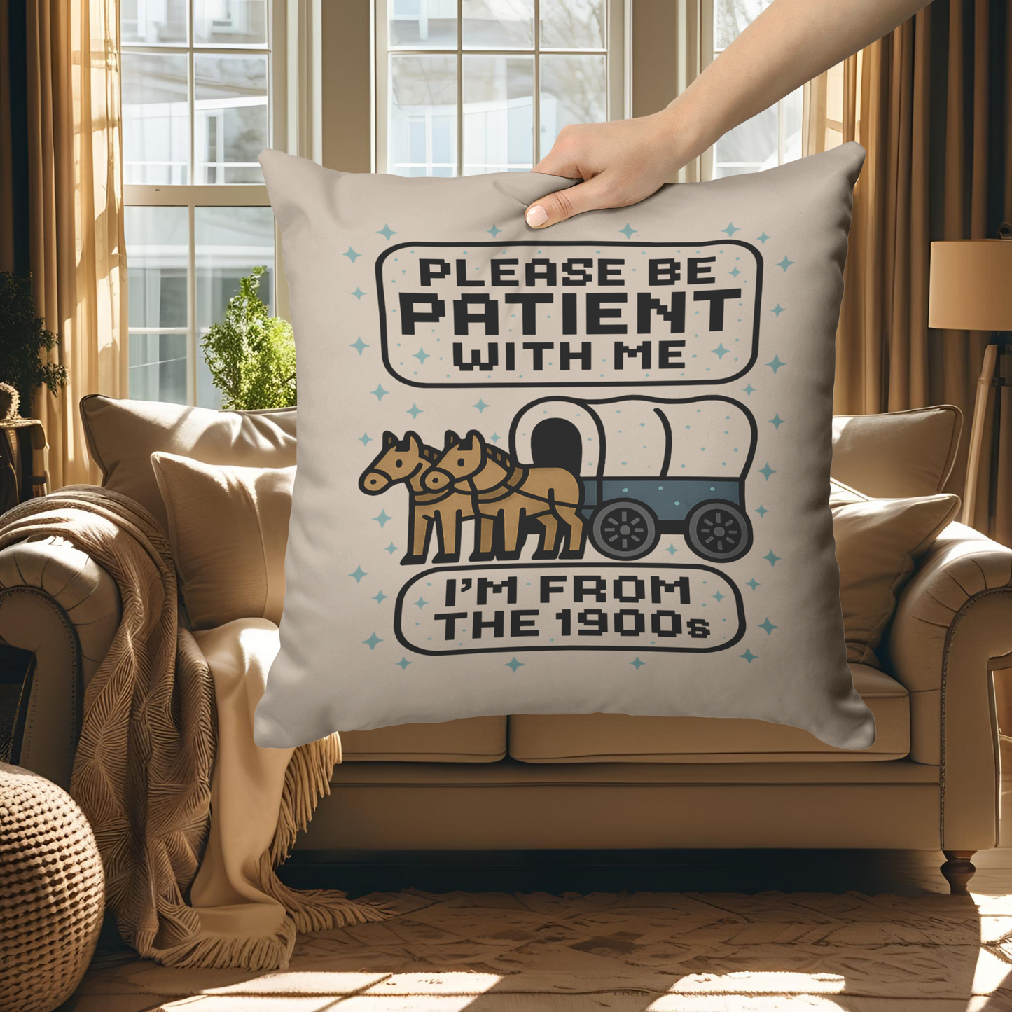 Please Be Patient I'm From the 1900s Woven Blanket