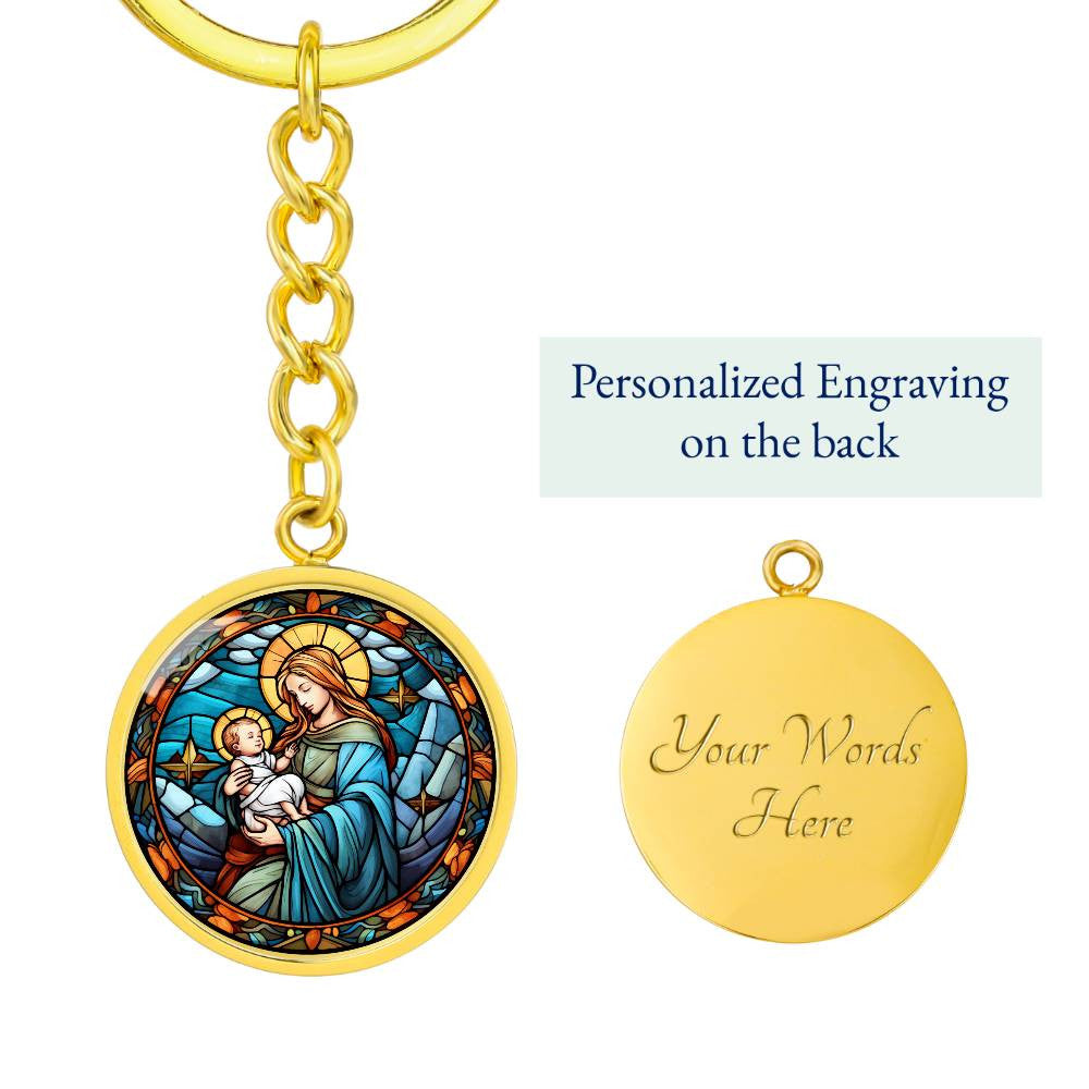 Orthodox Catholic Stained Glass Ornament and Keychain