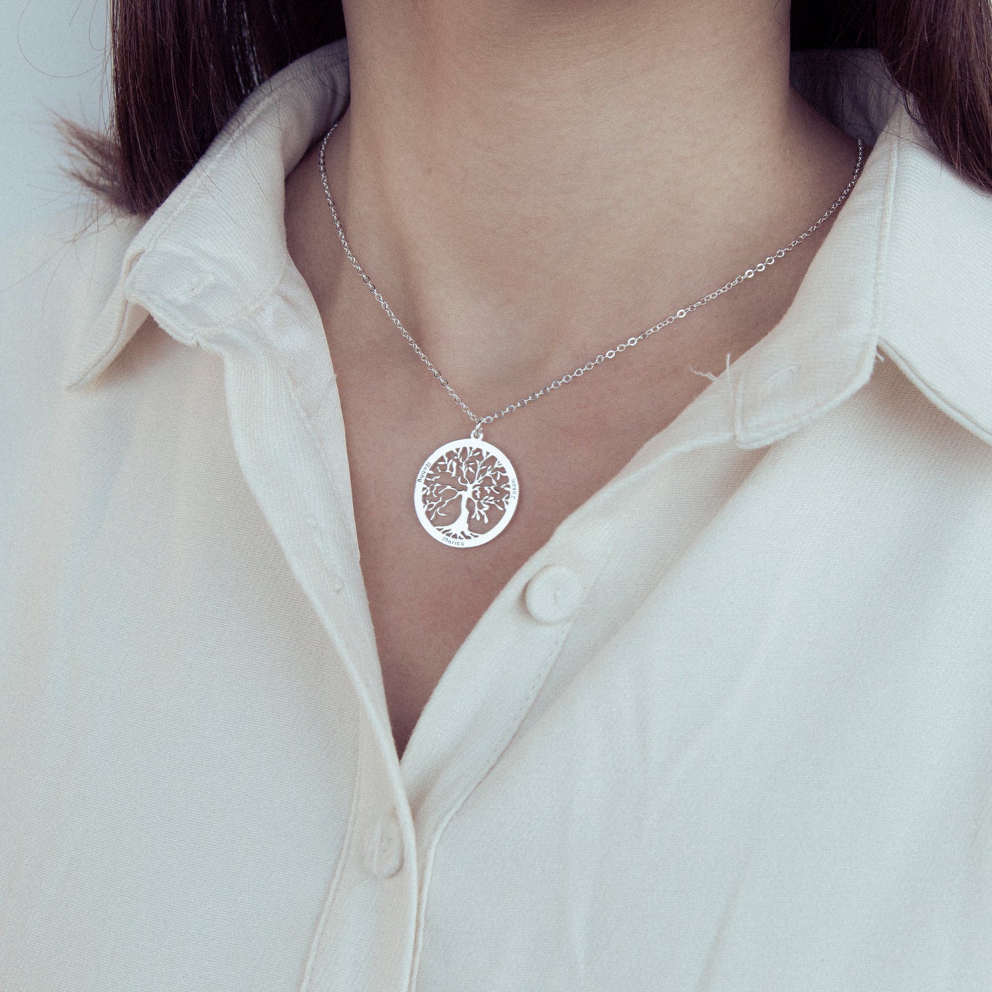 Tree of Life Custom Name Necklace