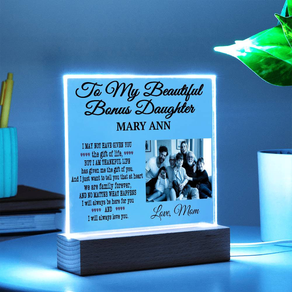 Personalized Picture Frame for Step Daughter