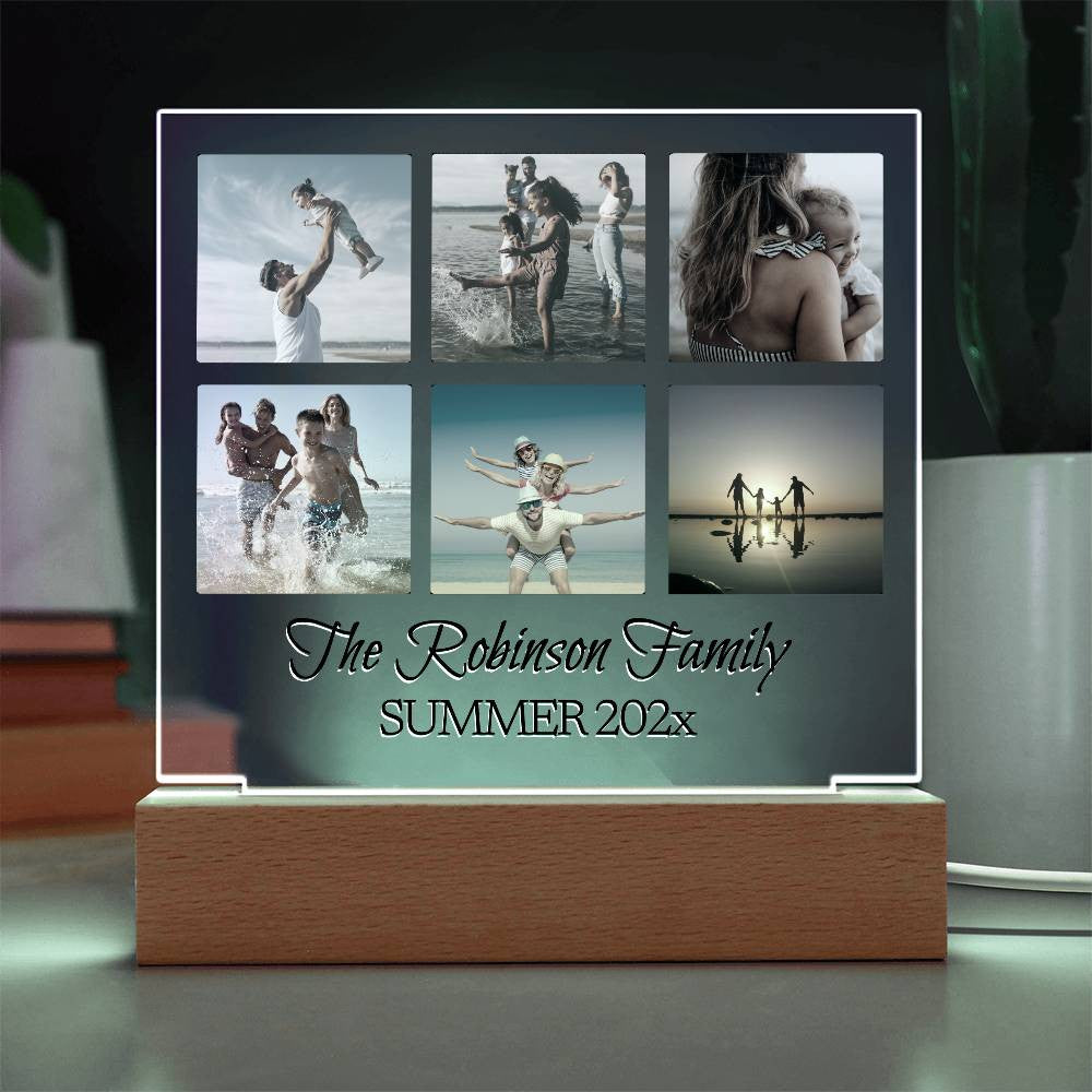 Custom Photo Collage LED Light