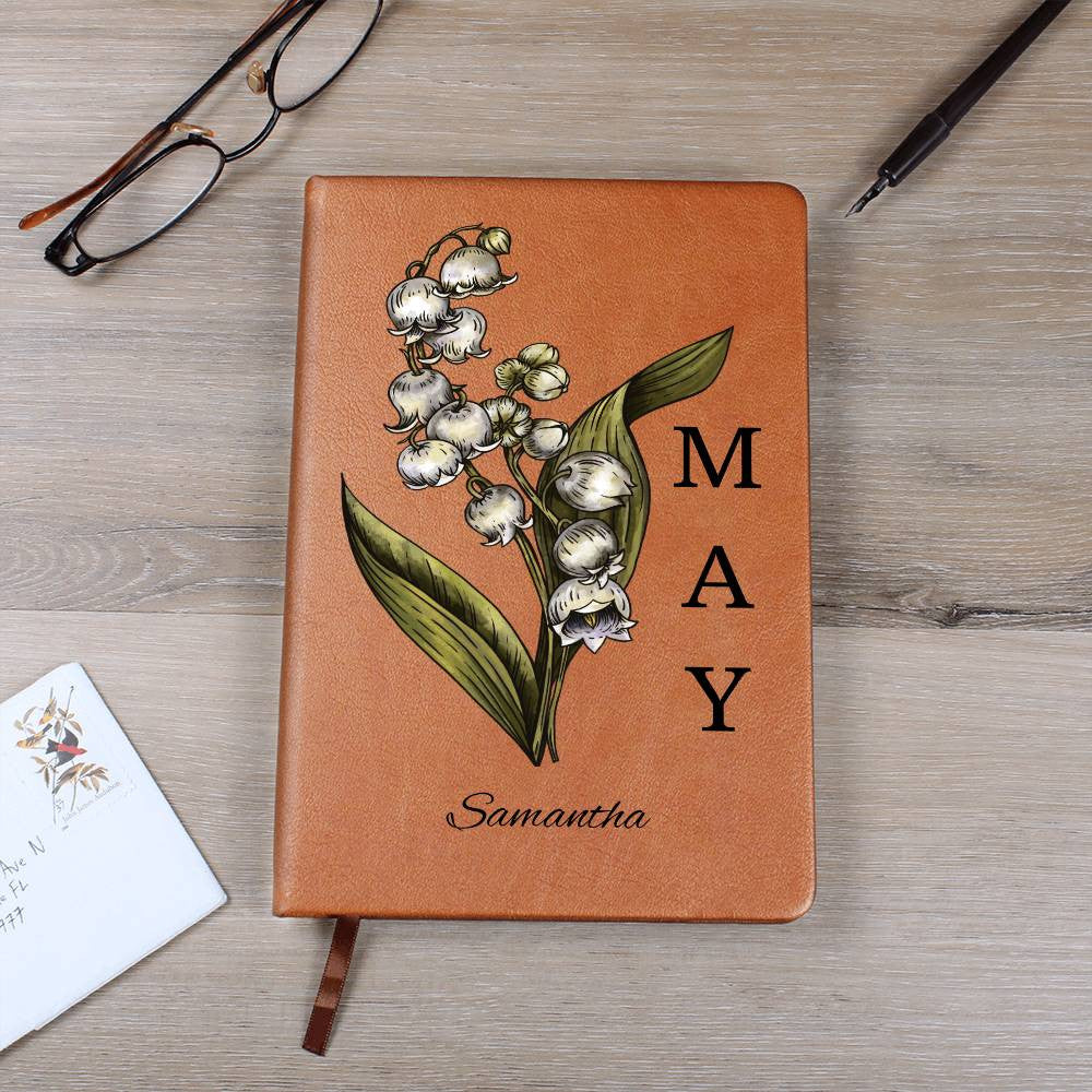 Birth Flower Personalized Journal