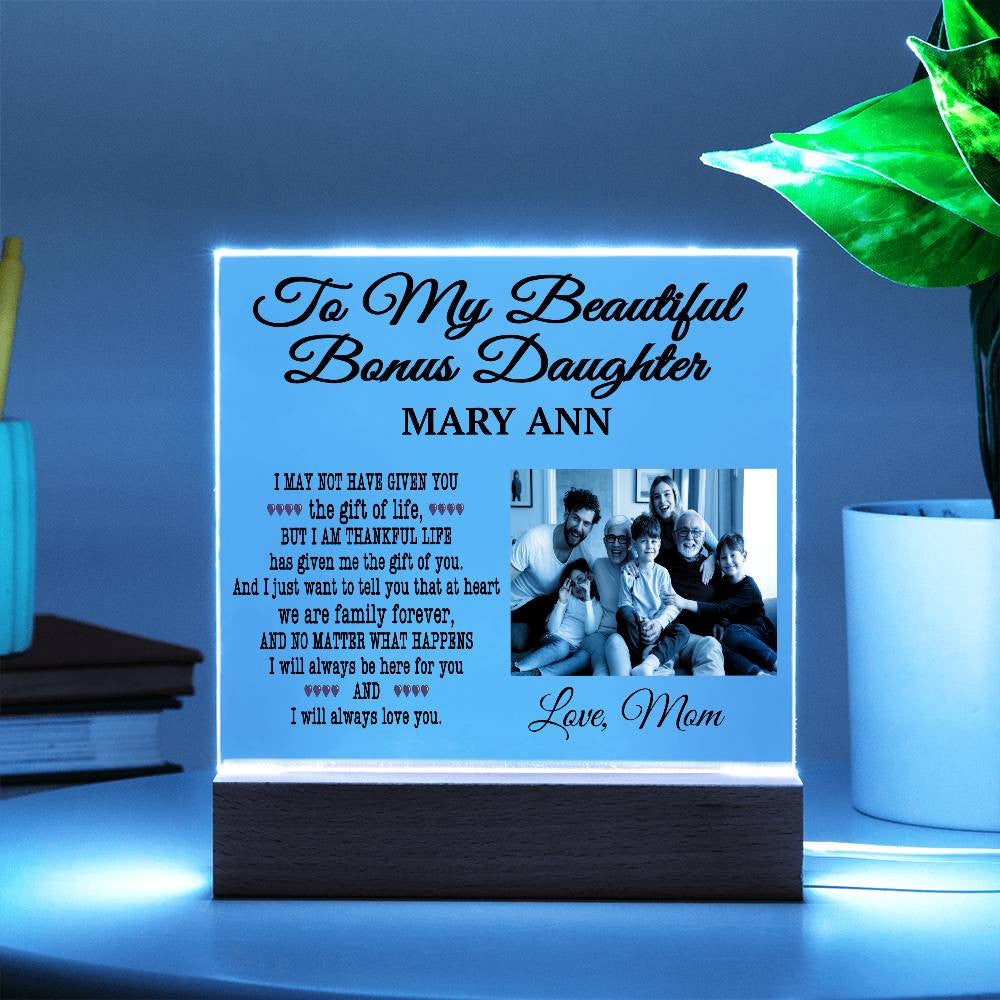 Personalized Picture Frame for Step Daughter