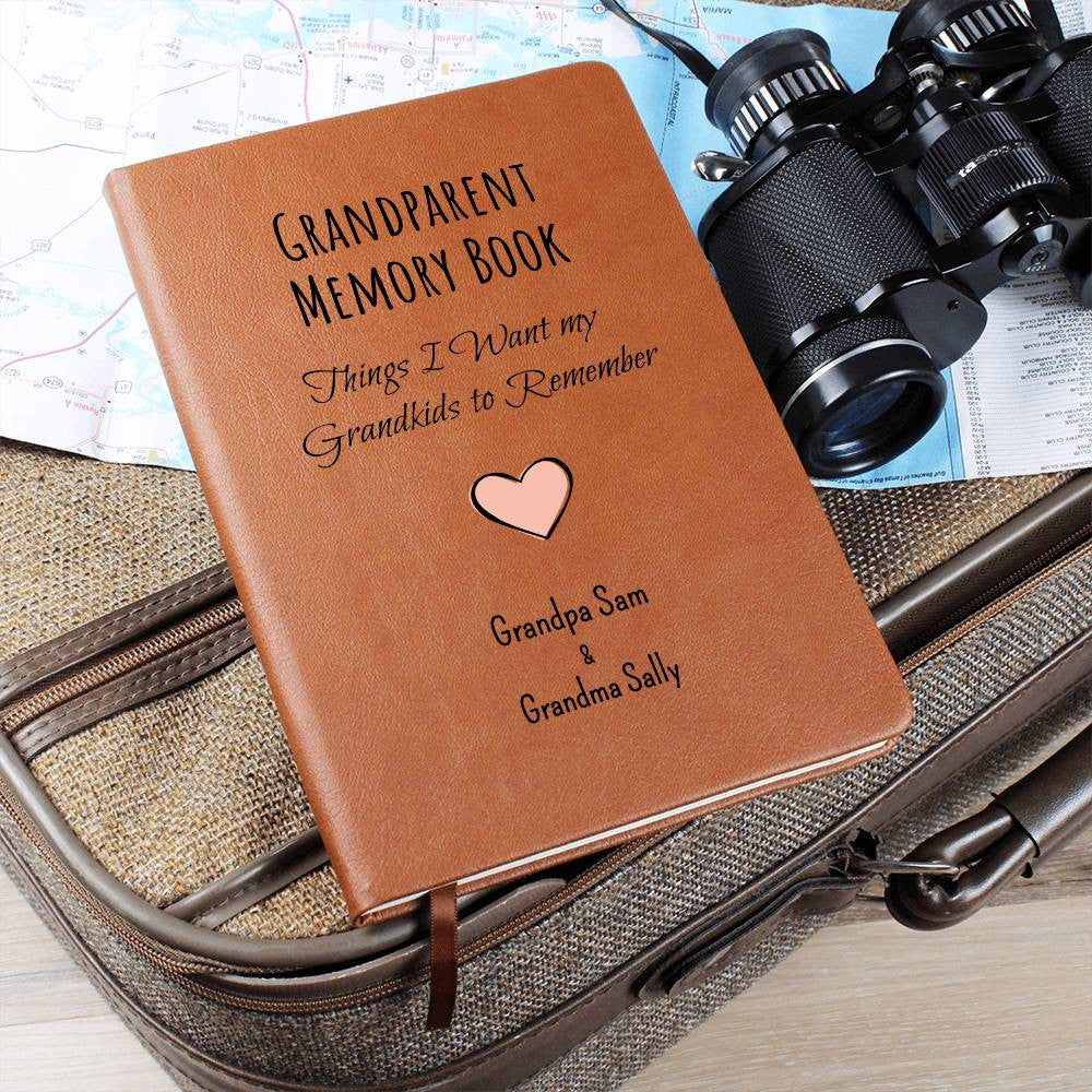Personalized Grandparent Memory Book Journal