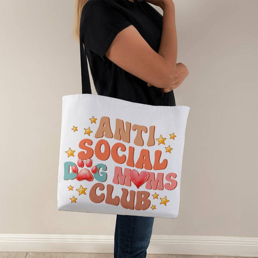 Custom Anti Social Dog Mom Bag