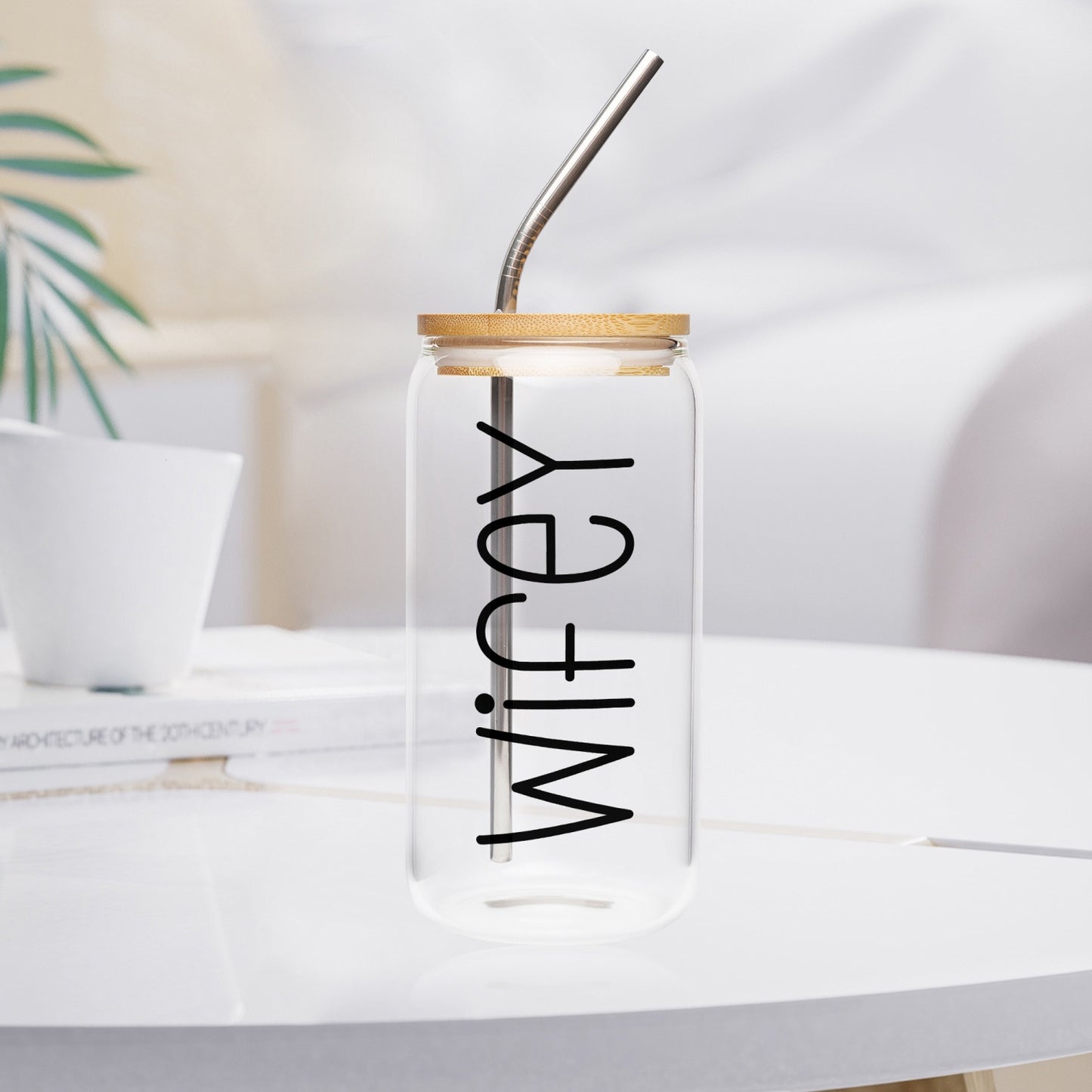 Wifey Tumbler with Bamboo Lid
