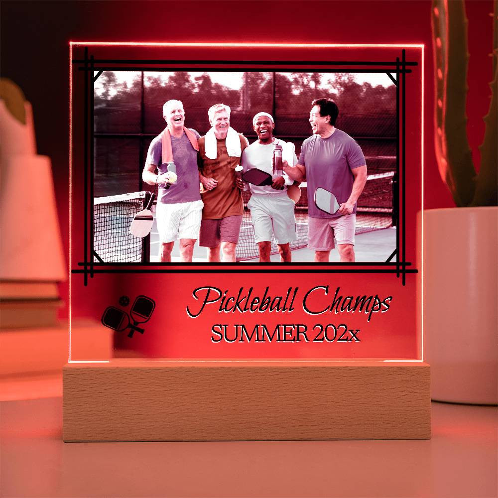 Custom Pickle Ball Award Plaque