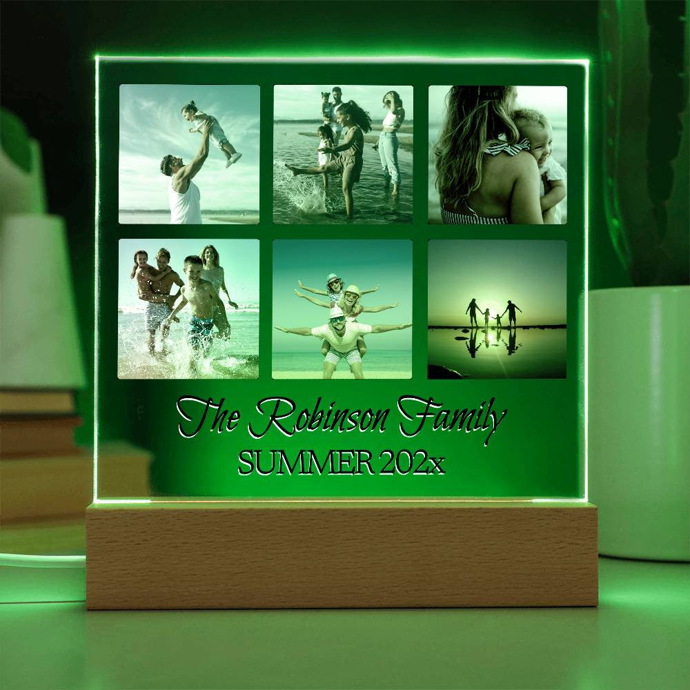 Custom Photo Collage LED Light