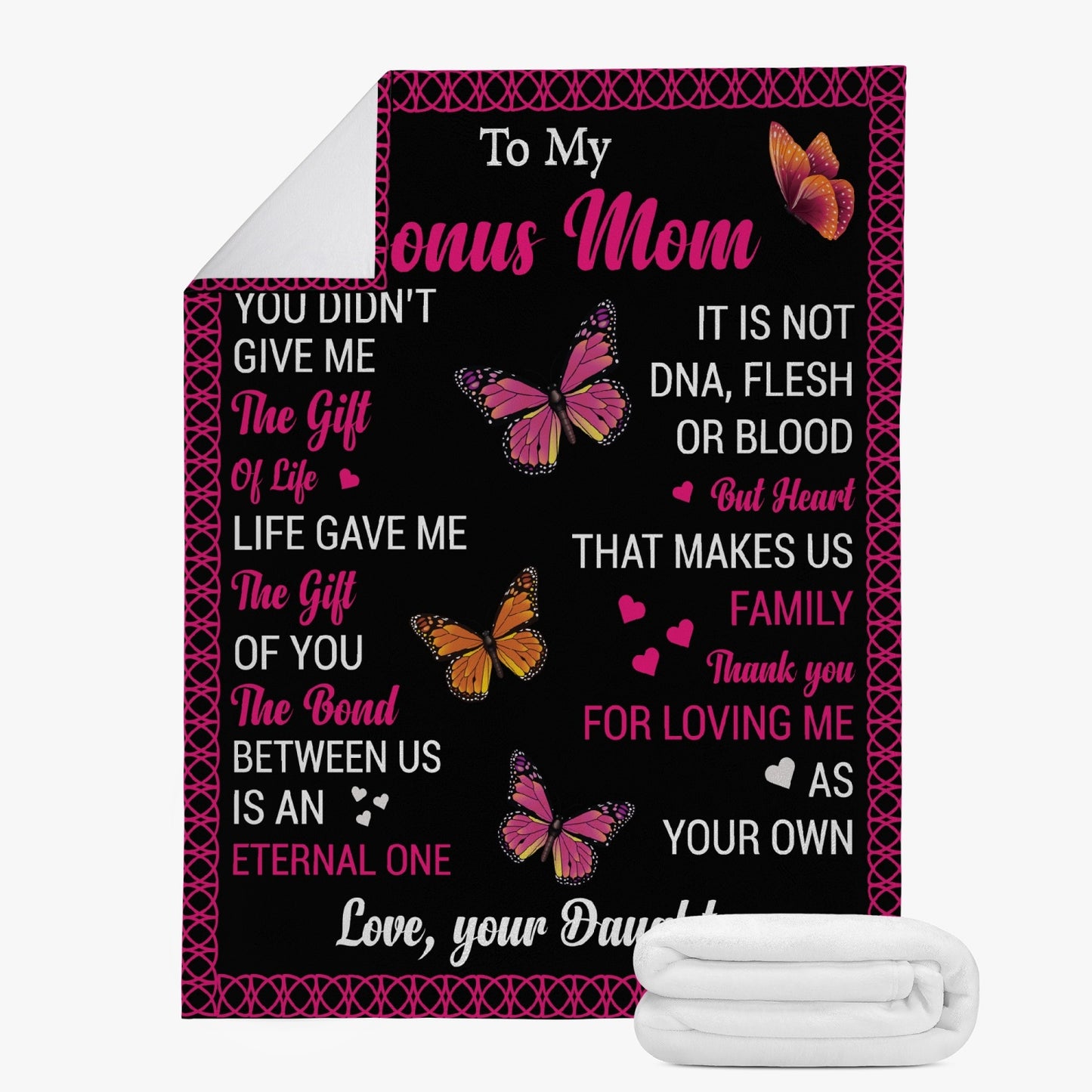 Bonus Mom Fleece Blanket