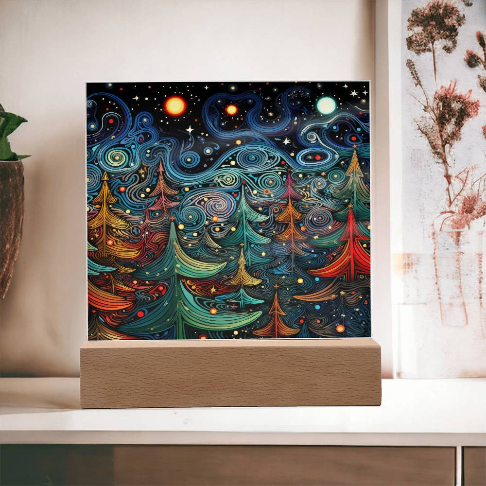 Abstract Christmas Tree Gift