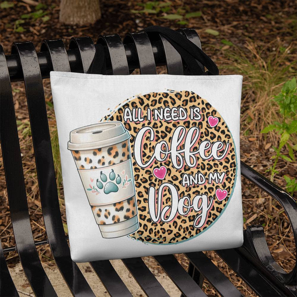 Custom Coffee and Dog Mom Bag