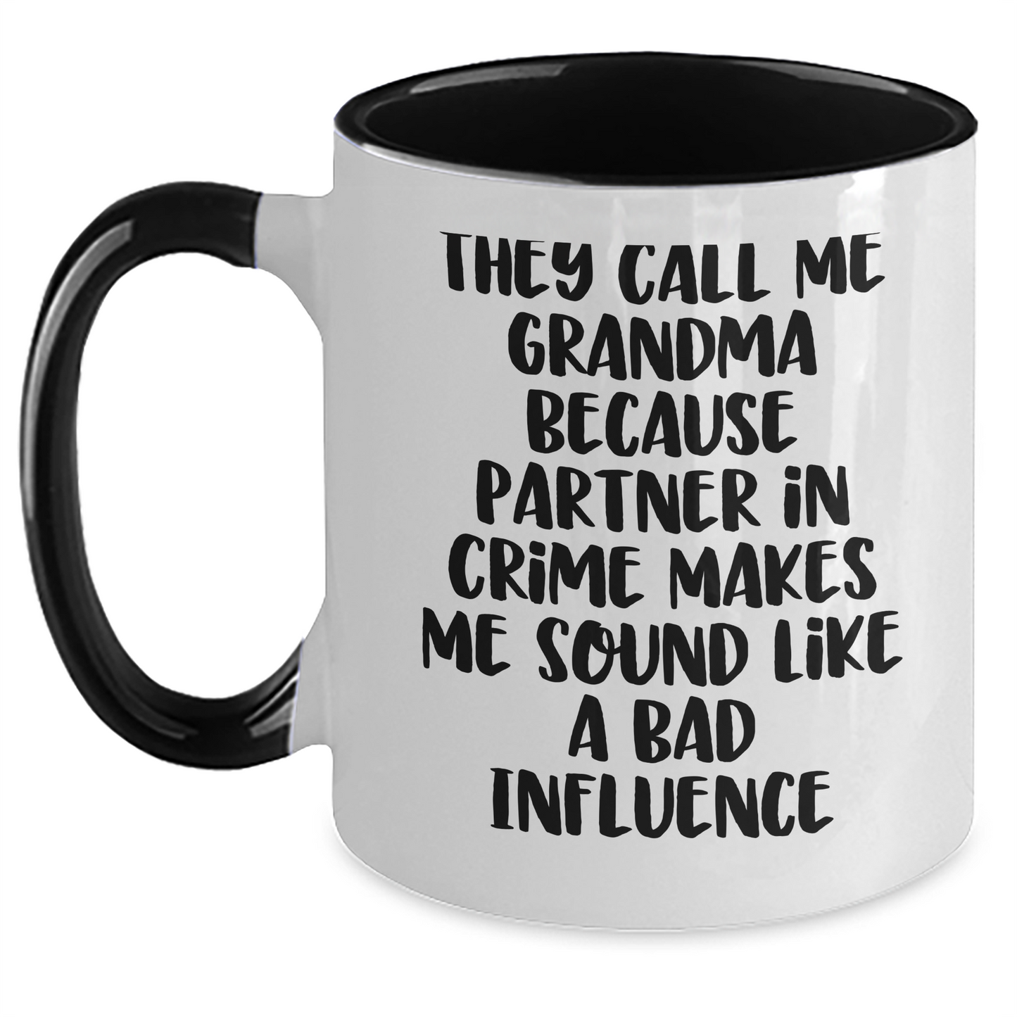 Funny Grandma Gifts from Men to Grandma - Two Tone Coffee Mug with Inspirational Quote, Best Gift for Grandma's Graduation - Main