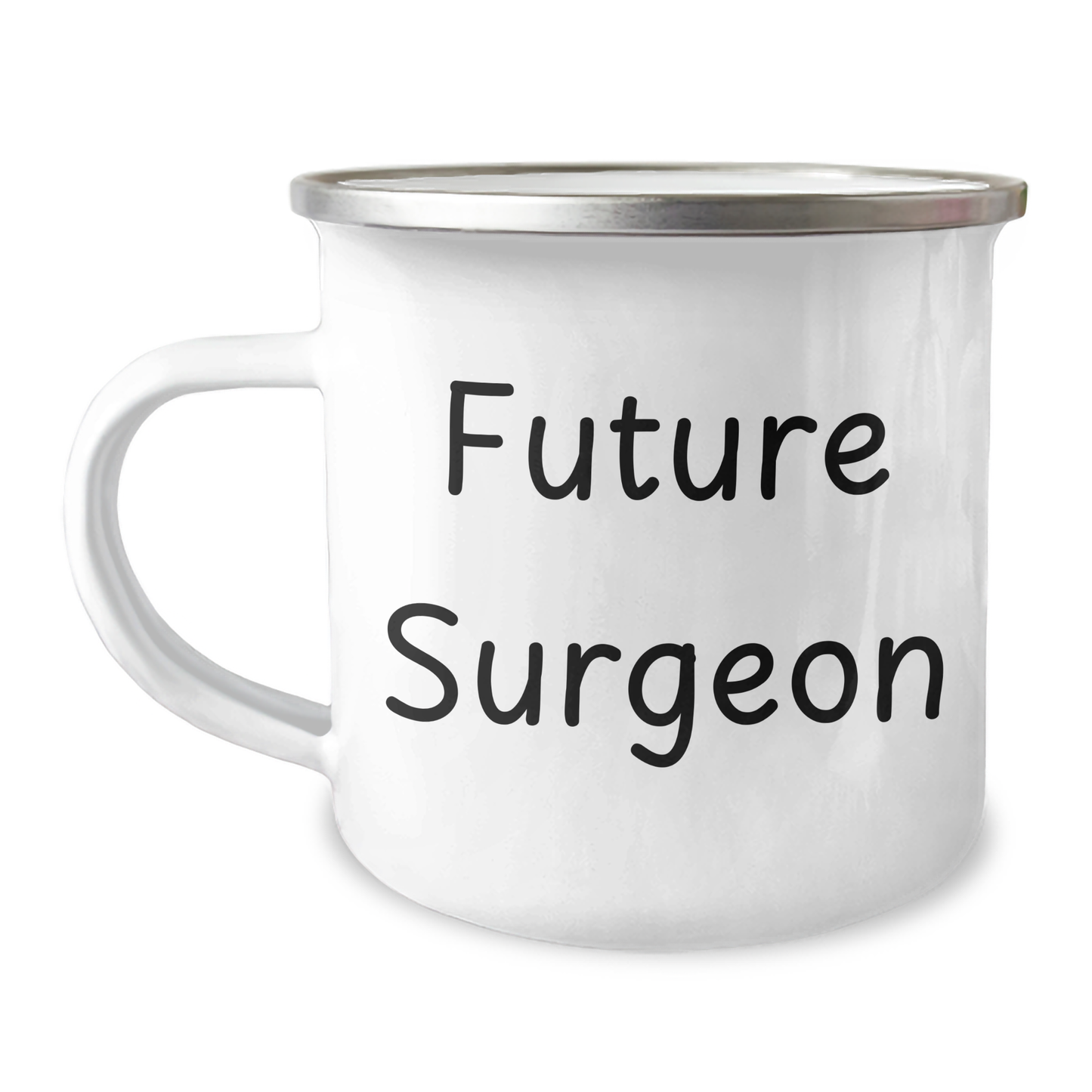 Funny Quote Surgeon Gifts for Future Surgeon Dad on Father's Day Camping Mug, Gifts from Men to Family - Image 1