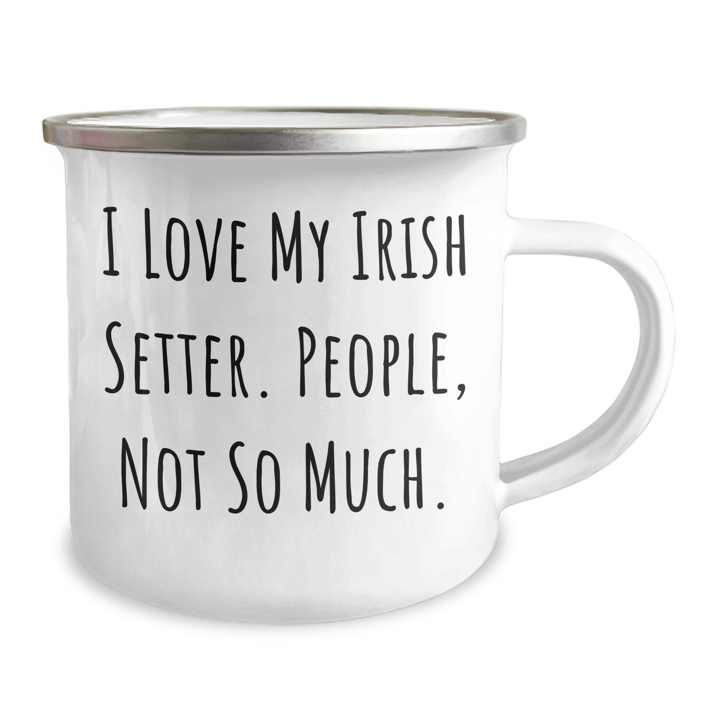 Irish Setter Dog Lover's Funny Camping Mug Gifts from Family for Father's Day - Image 2