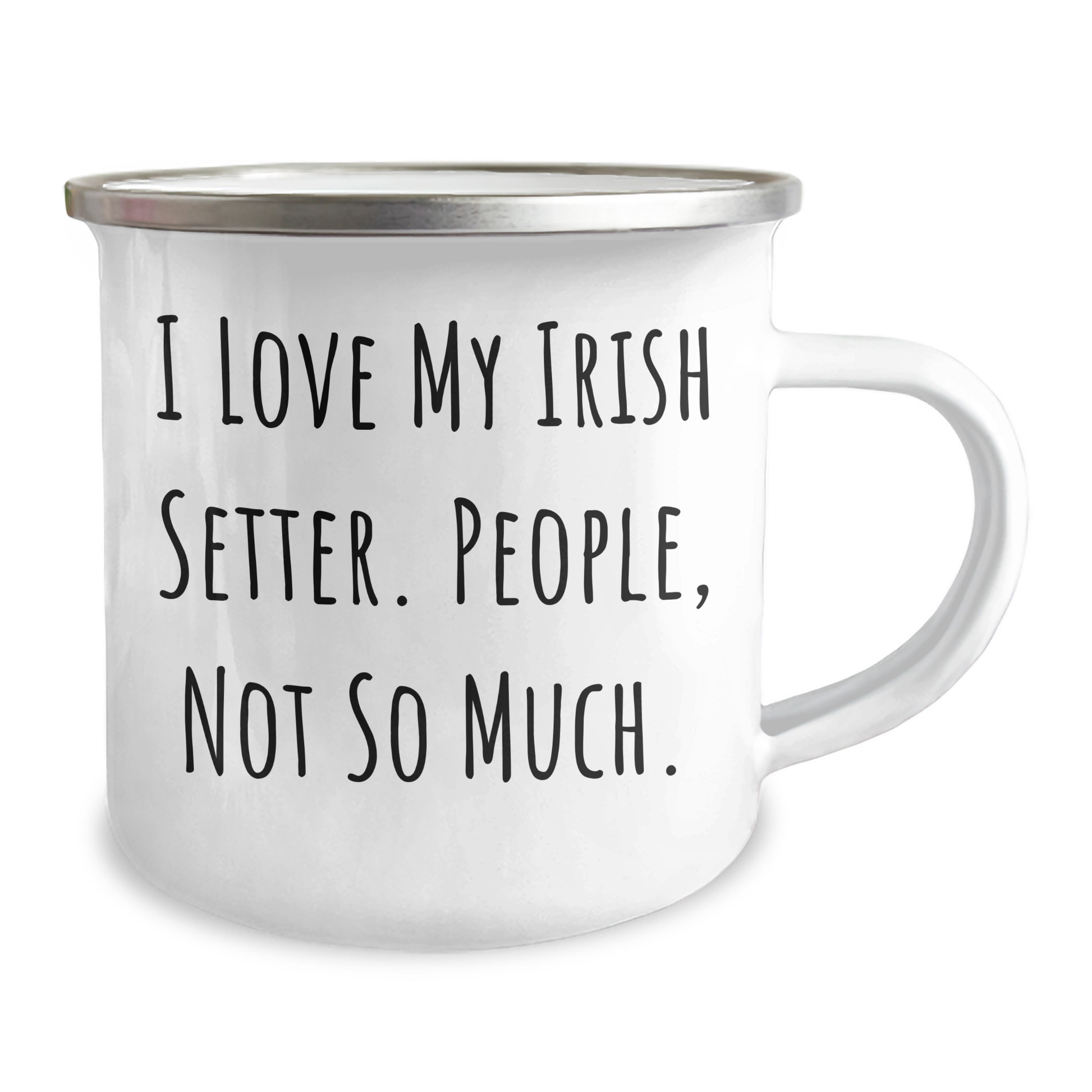 Irish Setter Dog Lover's Funny Camping Mug Gifts from Family for Father's Day - Image 2