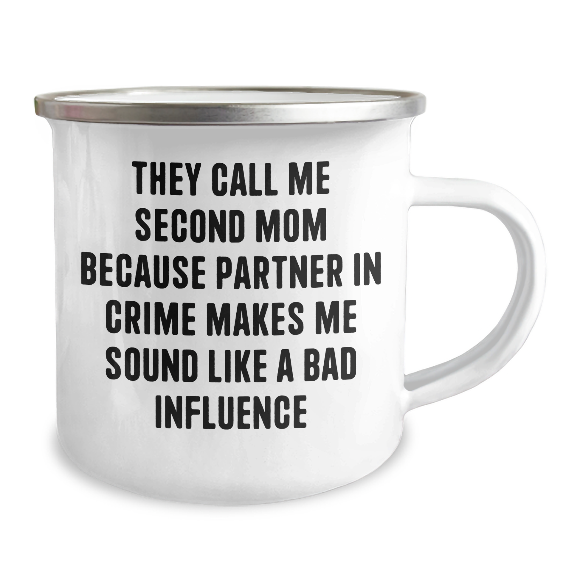 Second Mom Camping Mug, Funny Quote Gifts from Men to Second Mom, Father's Day Unique Gifts - Image 2