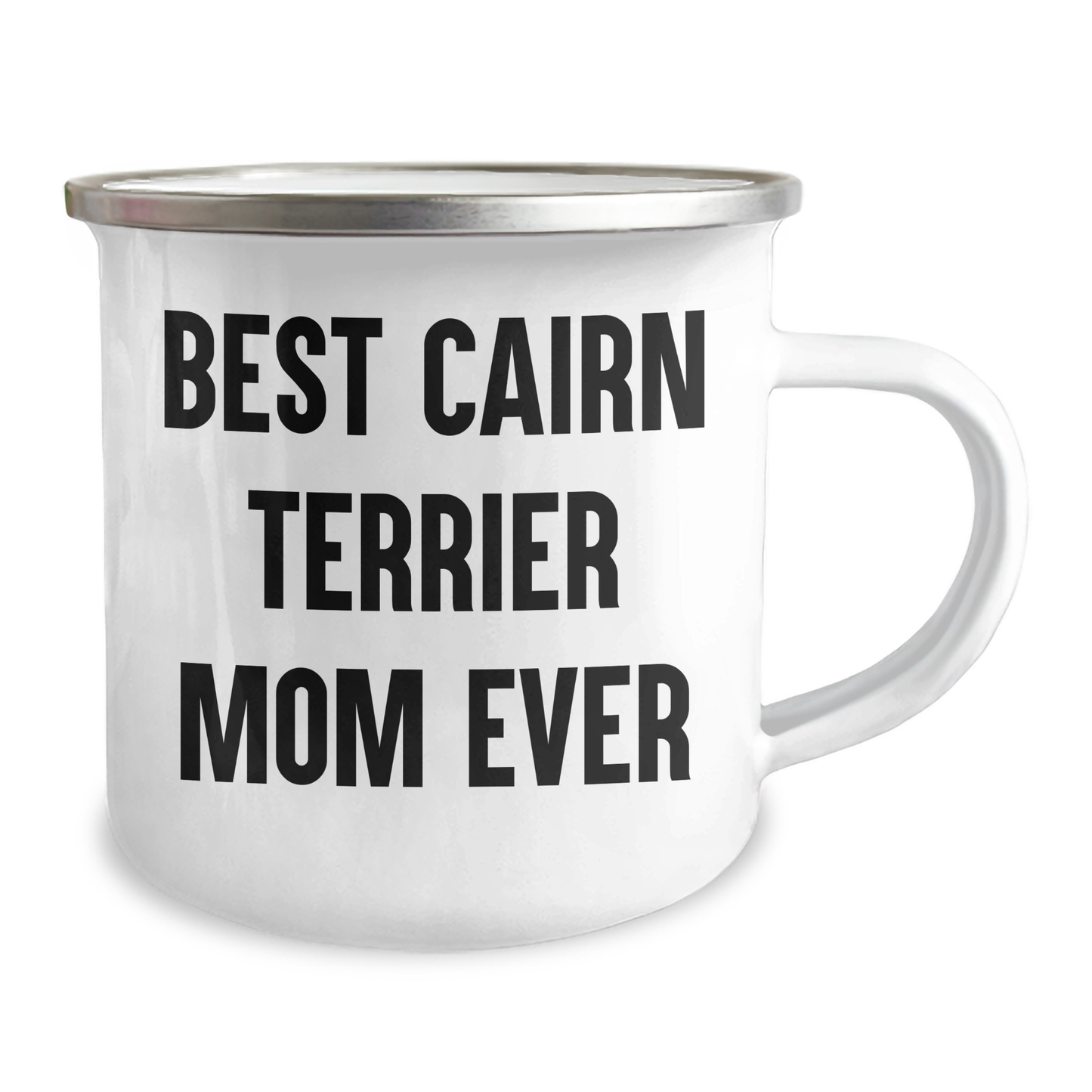 Cairn Terrier Dog Camping Mug for Best Mom Ever - Funny Quote Gifts from Family for Men, Unique Father's Day Unique Gifts for Cairn Terrier Dog Lovers - Image 2