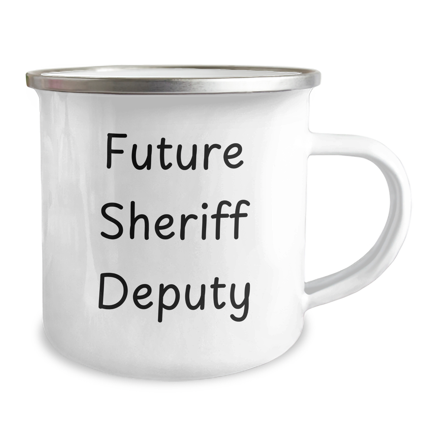Funny Sheriff Deputy Gifts from Friends, Cute Future Sheriff Deputy Camping Mug for Men, Graduation Unique Gifts - Image 2