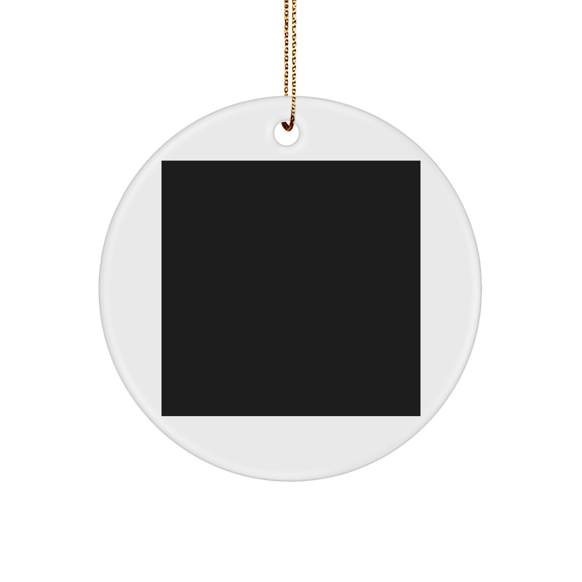 Comedian By Day, Ninja By Night Circle Ornament, Funny Gifts from Men to Friends and Family for Christmas - Image 1