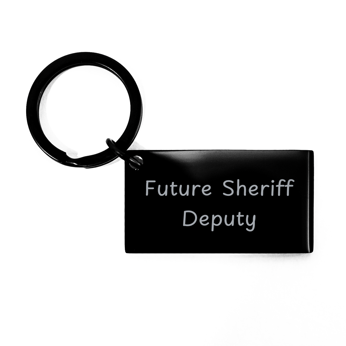 Sheriff Deputy Keychain, Funny Quote Gifts for Men, Women, Friends, Coworkers, Family, Future Sheriff Deputy Graduation Unique Gifts from Friends to Sheriff Deputy - Image 1