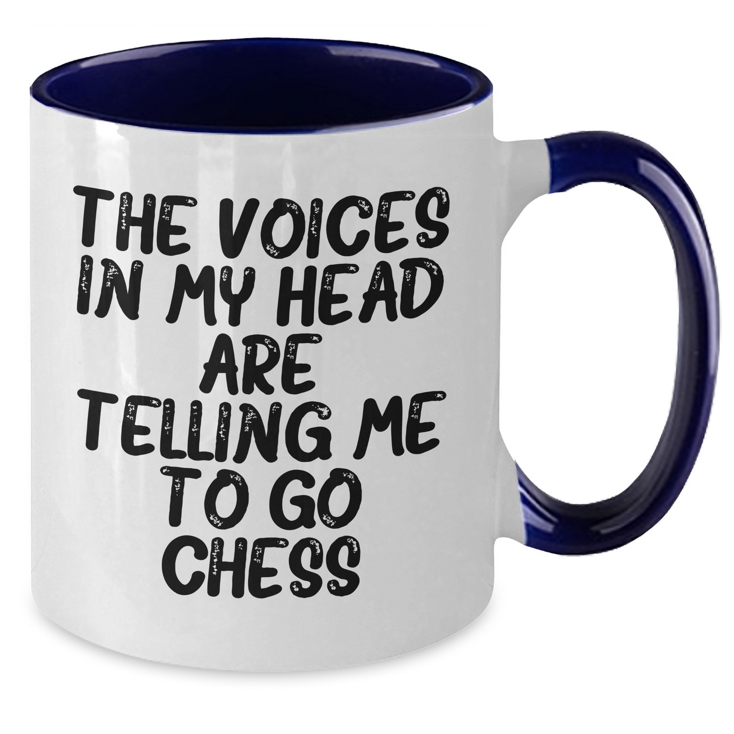 Funny Chess Quote Two Tone Coffee Mug, Gifts for Chess Enthusiasts from Friends, Unique Graduation Gifts for Men, Women, Family - Additional