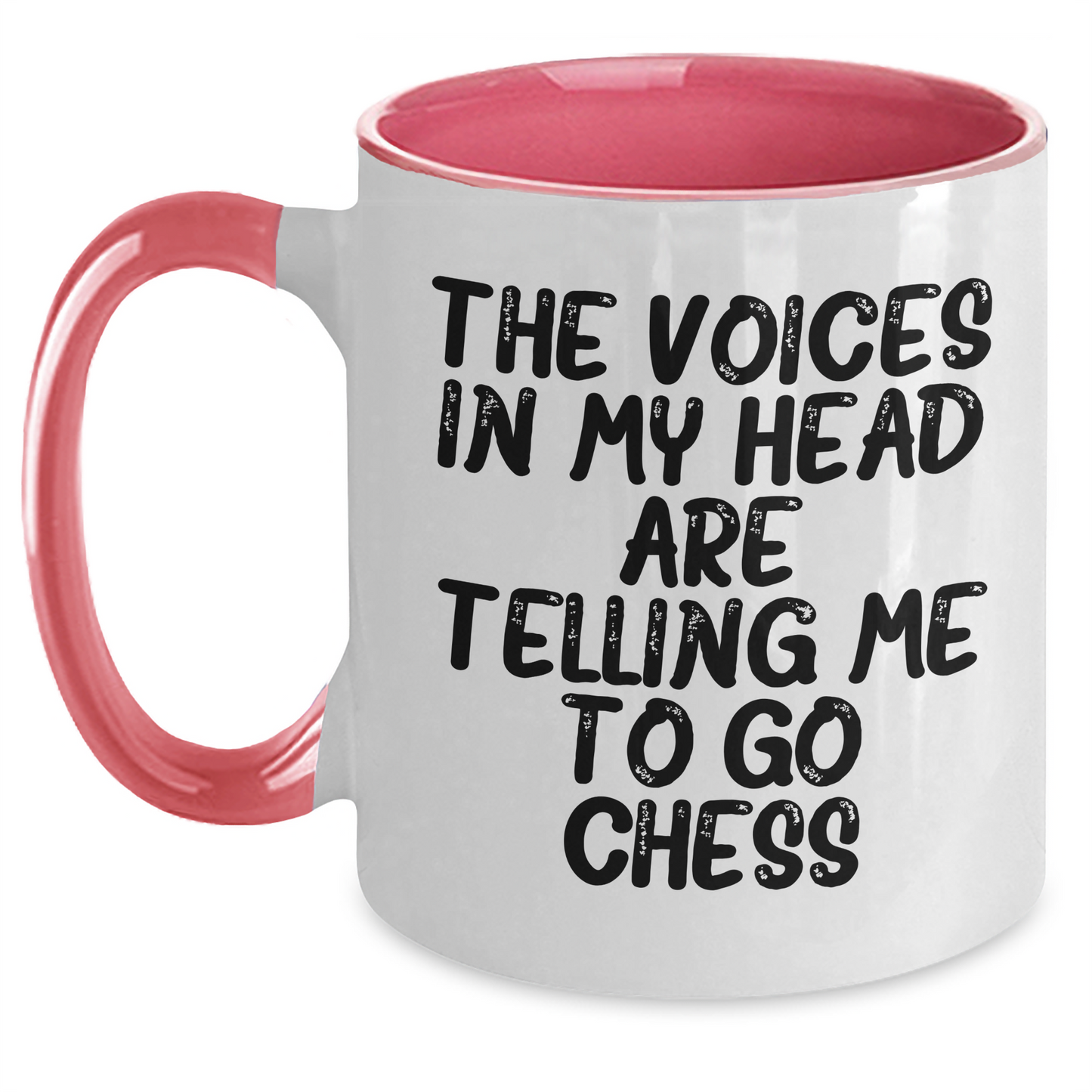 Funny Chess Quote Two Tone Coffee Mug, Gifts for Chess Enthusiasts from Friends, Unique Graduation Gifts for Men, Women, Family - Main