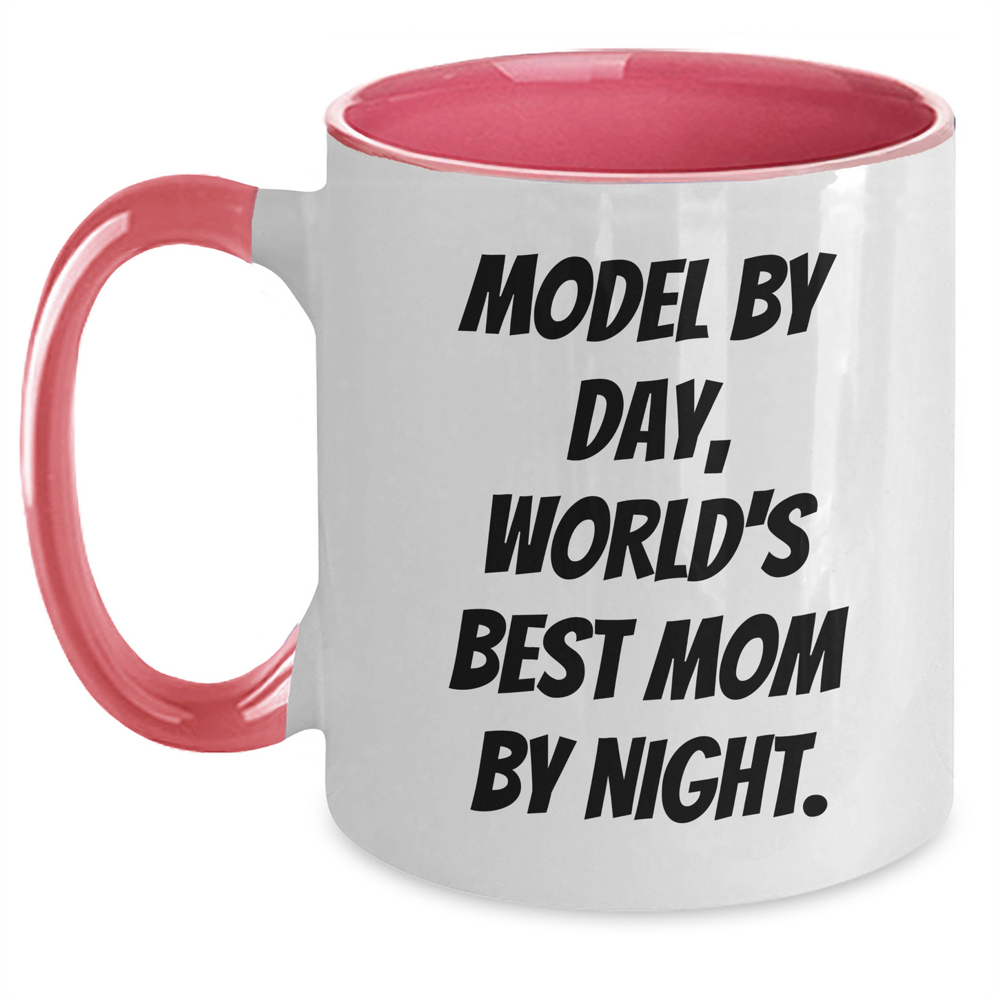 Model By Day Funny Two Tone Coffee Mug Gifts from Dad to Men, Unique Father's Day Unique Gifts - Main
