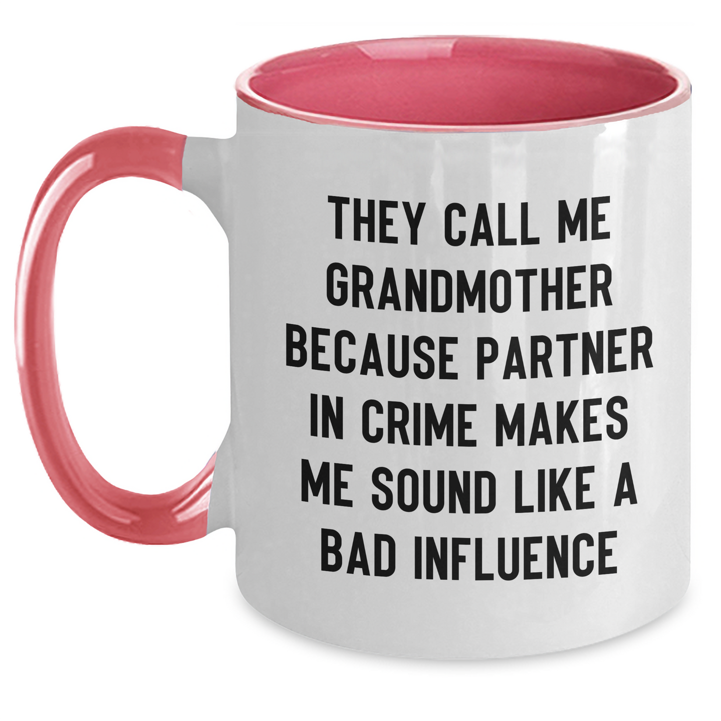 Gifts from Family, Fun and Inspirational Grandmother Quote Two Tone Coffee Mug for Her, Graduation Unique Gifts for Grandmother - Main