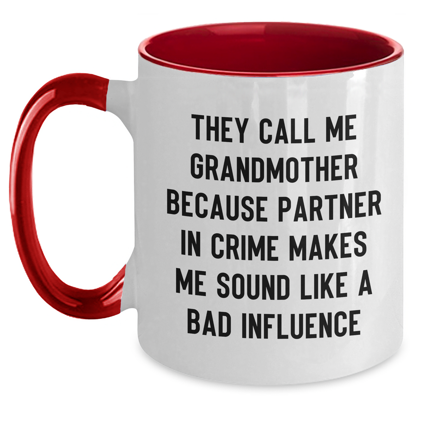 Gifts from Family, Fun and Inspirational Grandmother Quote Two Tone Coffee Mug for Her, Graduation Unique Gifts for Grandmother - Main