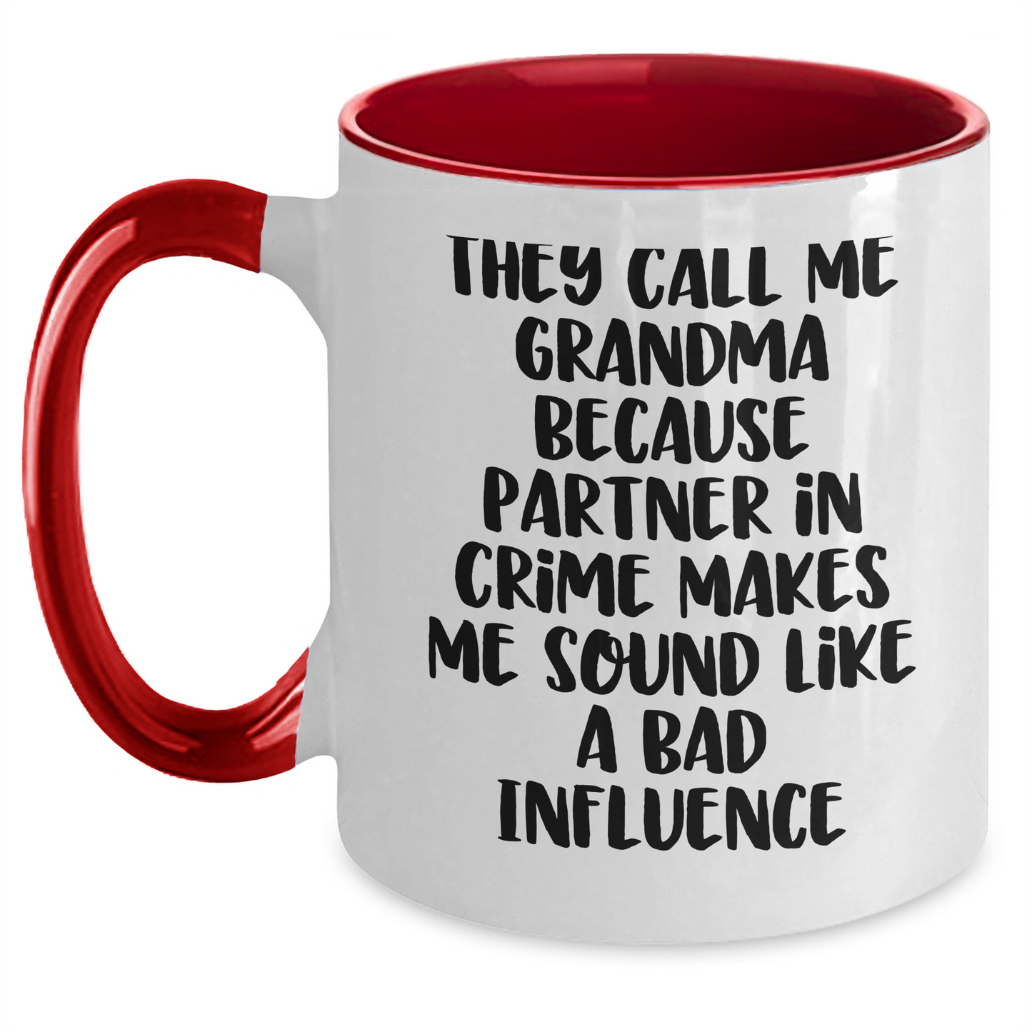 Funny Grandma Gifts from Men to Grandma - Two Tone Coffee Mug with Inspirational Quote, Best Gift for Grandma's Graduation - Main