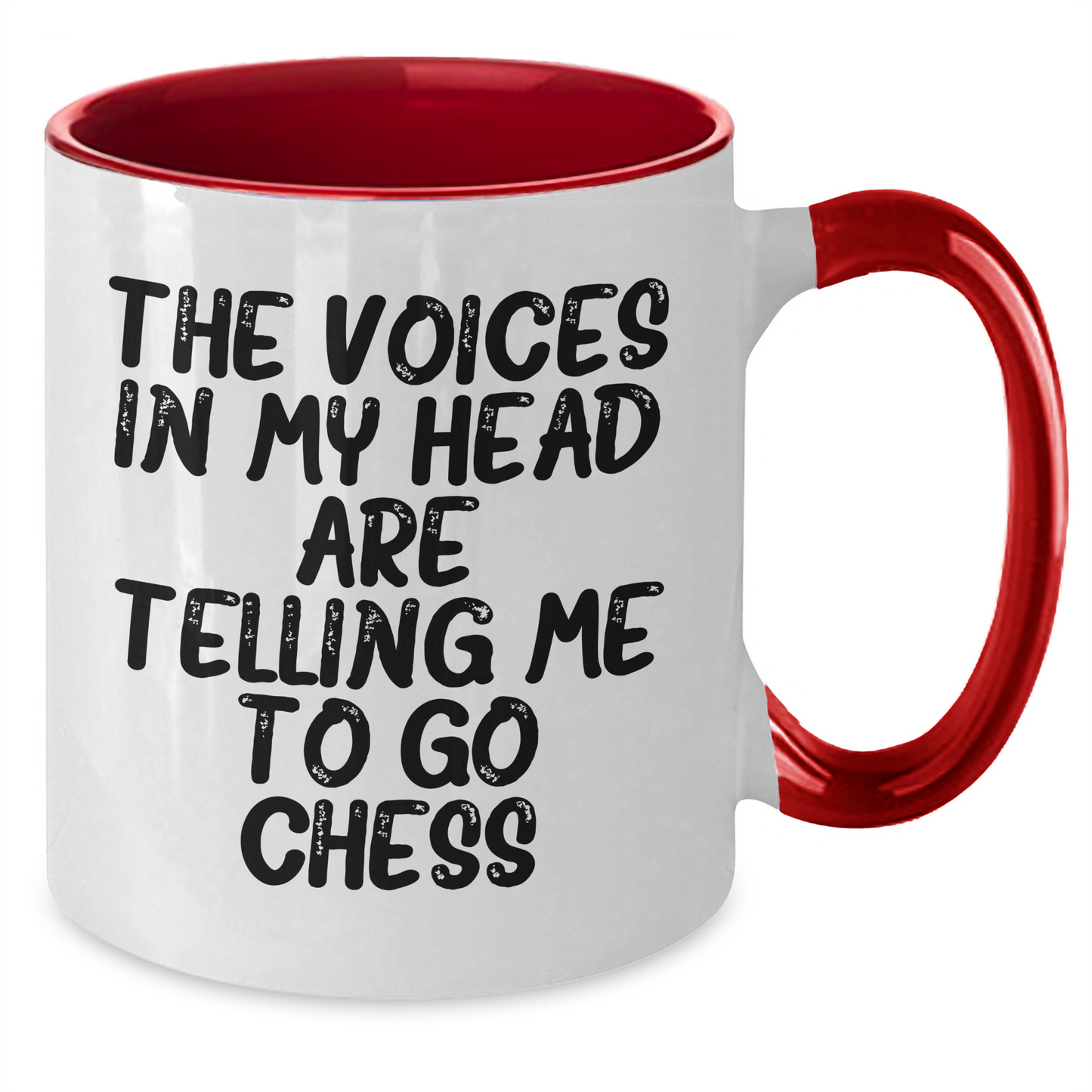 Funny Chess Quote Two Tone Coffee Mug, Gifts for Chess Enthusiasts from Friends, Unique Graduation Gifts for Men, Women, Family - Additional