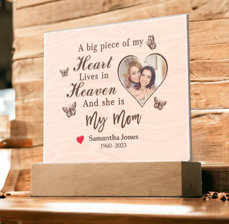 Personalized Mom In Remembrance Ornament
