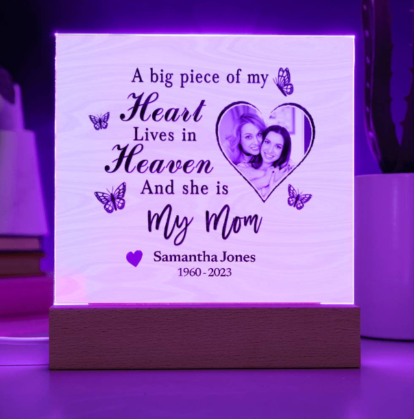 Personalized Mom In Remembrance Ornament