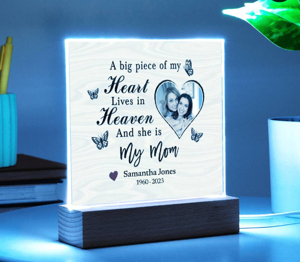 Personalized Mom In Remembrance Ornament