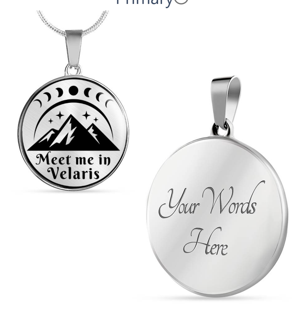 Personalized Acotar Velaris Necklace