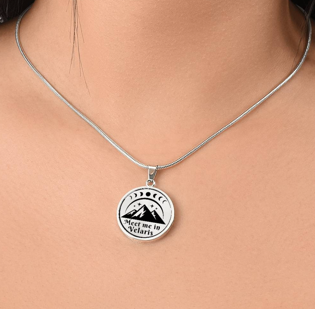 Personalized Acotar Velaris Necklace