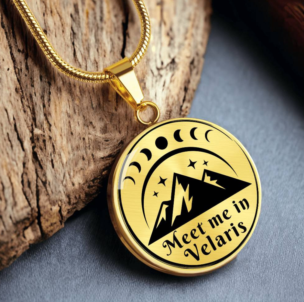 Personalized Acotar Velaris Necklace