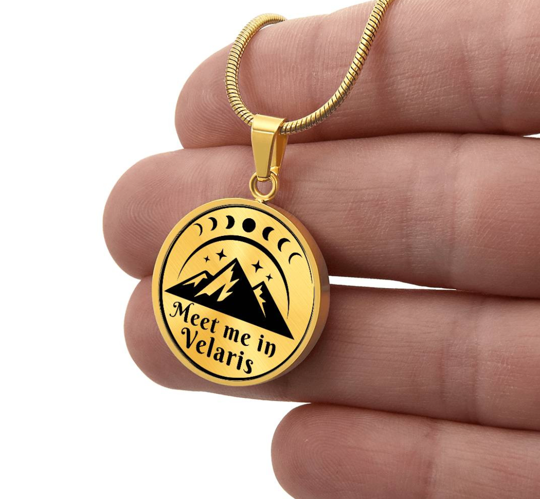 Personalized Acotar Velaris Necklace